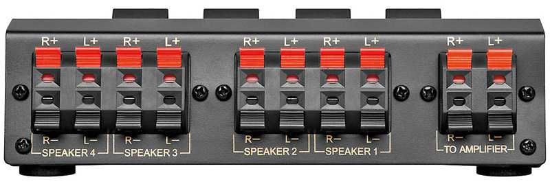 [Novo] 2 Comutadores de colunas 4 ou 2 vias Stereo