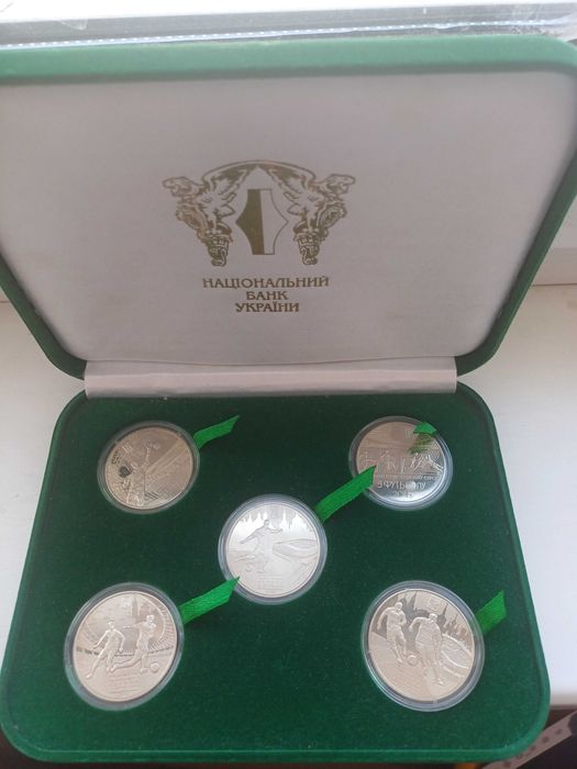 Набор монет в футлярі Евро 2012