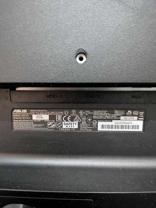 Monitor ASUS vp278 60hz usado