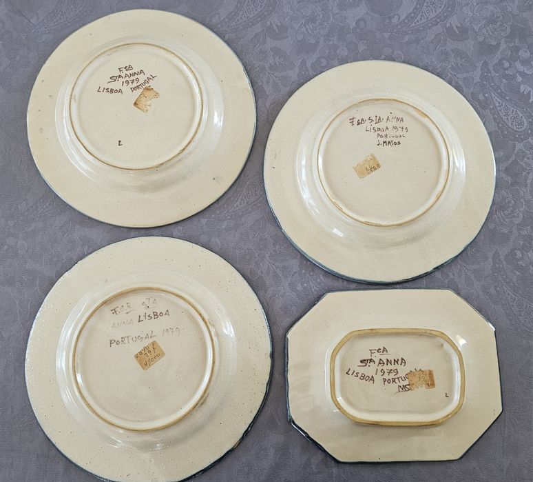 Lote plato decorativo fabrica santana