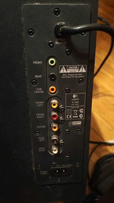 Logitech X-540 5.1 – kompletny zestaw głośników + subwoofer