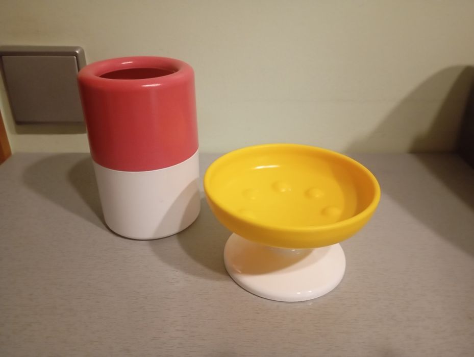 Copo mais saboneteira IKEA