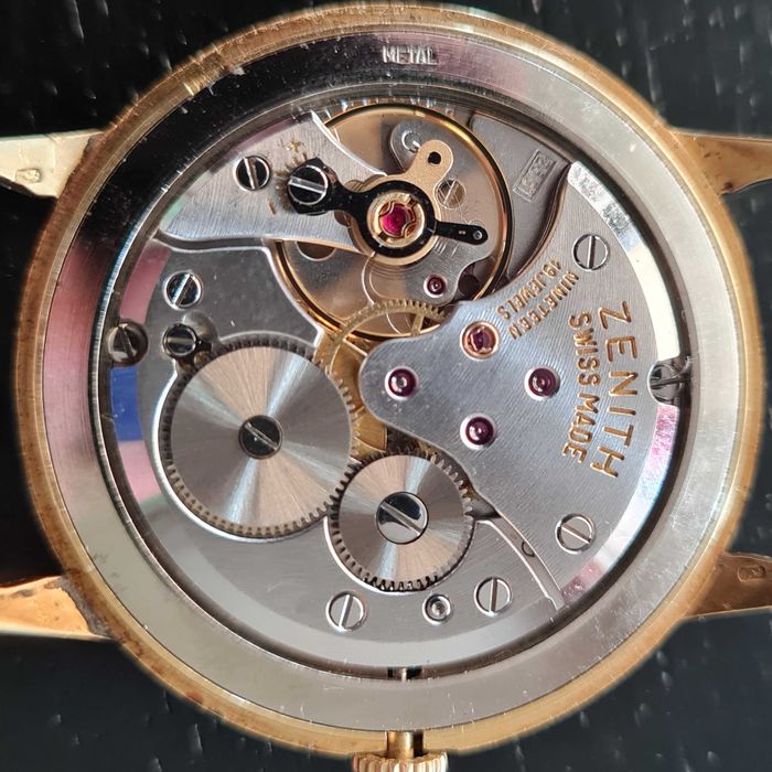 Zegarek Męski Zenith złoty 18k 750 złoto manualny  VINTAGE