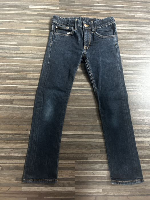 Spodnie jeansy chłopięce H&M granat rozmiar 134