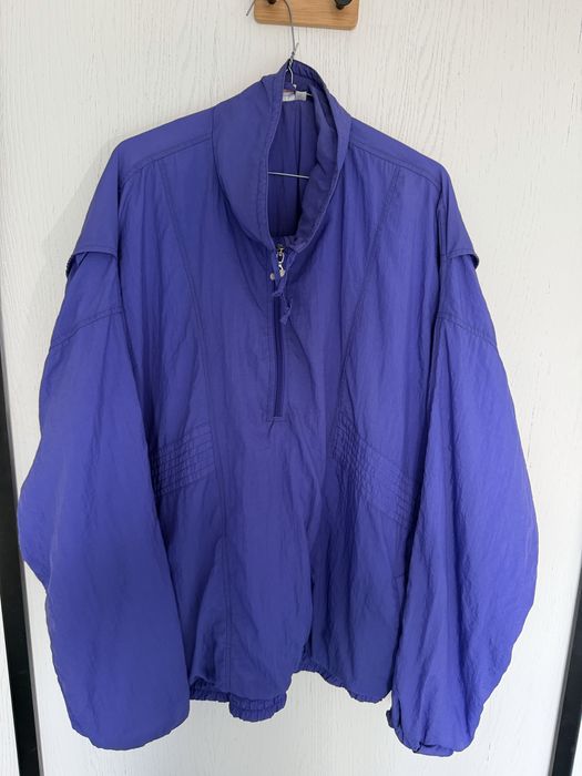 Fioletowa bluza sportowa prl styl  vintge uniwrrsalma w bdb stanie