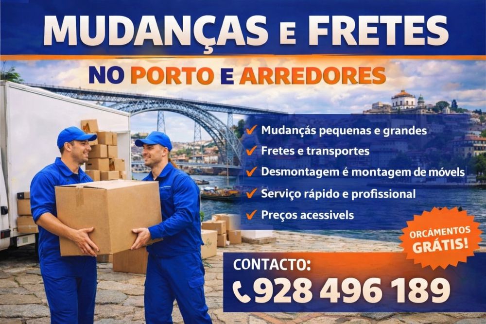 Mudanças e Fretes no Porto e Arredores