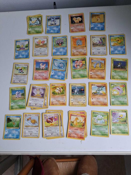 103 Cartas POKÉMON 1ª Edição 1999