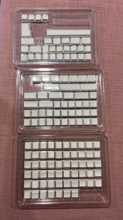 Conjunto de keycaps blank para teclado mecânico