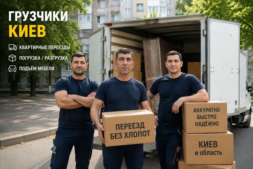 Грузчики Киев для переезда.Послуги вантажникив по Киеву и области