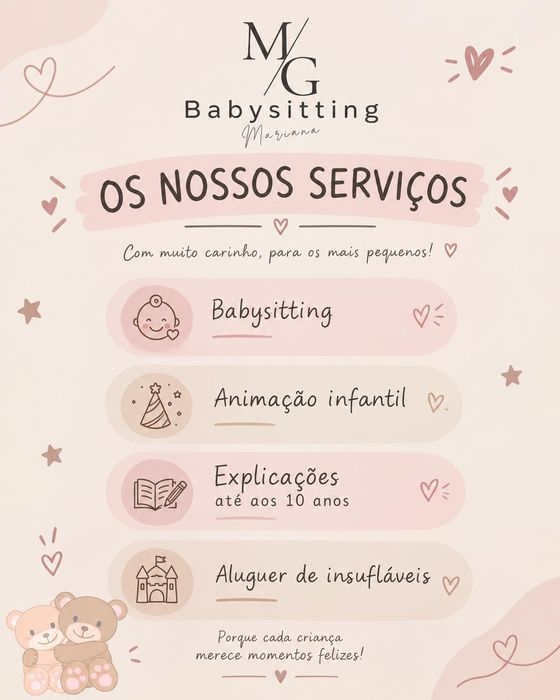 MG Babysitting Mariana – Cuidar com amor, brincar com alegria!