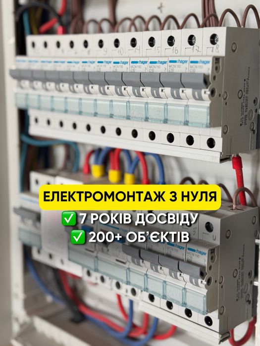 Електрика під ключ • Електромонтаж, послуги електрика | Львів