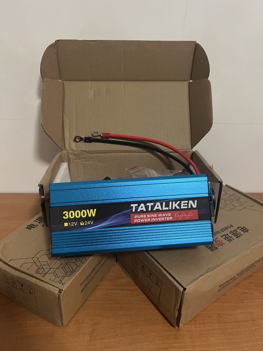 Инвертор 1600w 12в ,3000w 12/24в синус чистый