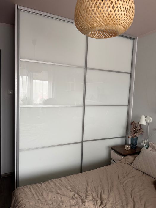 Szafa przesuwna 2 drzwiowa biała