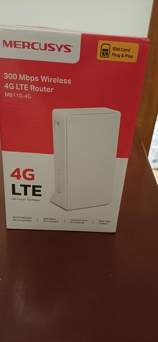 Router 4G LTE Mercusys MB110-4G – 300 Mb/s Wi-Fi – na kartę SIM

Sprze