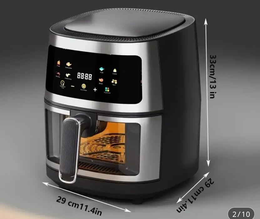 Аэрогриль аэрофритюрница аерогриль аерофритюрниця Air Fryer 6л