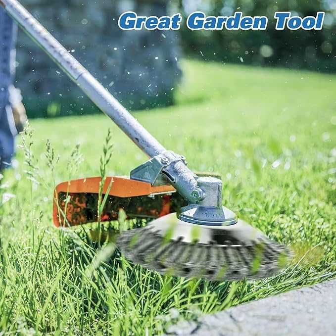 Szczotka druciana do usuwania chwastów nowa