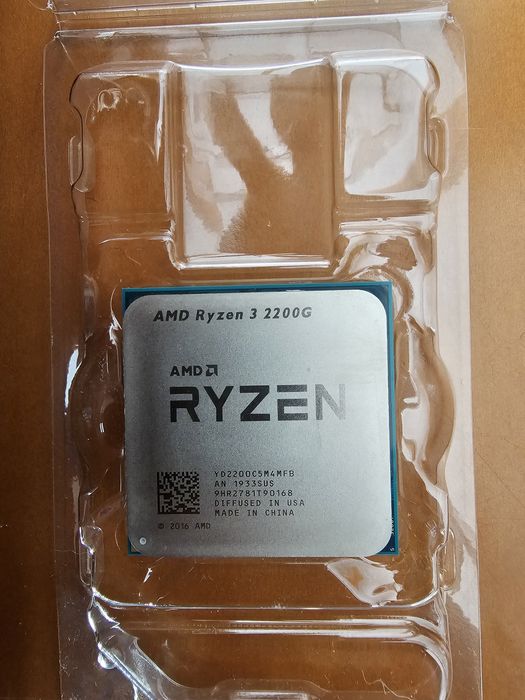 AMD Ryzen 3 2200G com Gráfica Vega 8 – Socket AM4 – A Funcionar