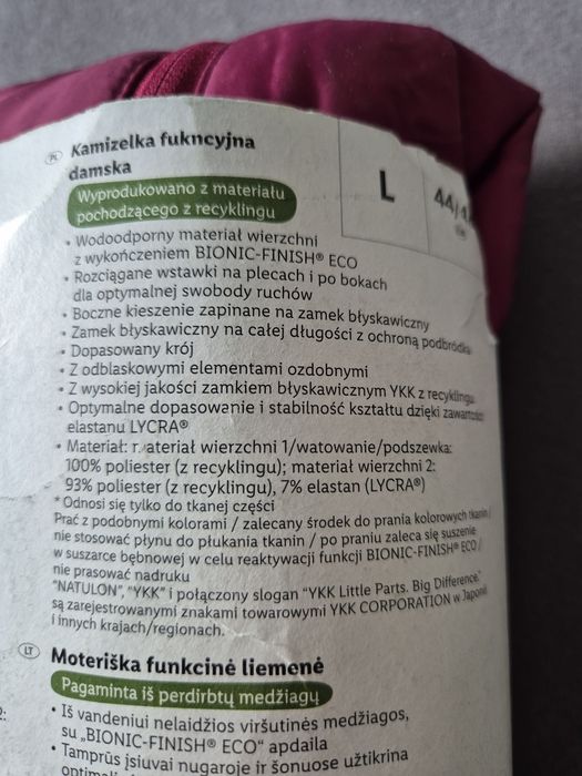 Crivit kamizelka funkcyjna damska L 44/46