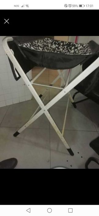 Fraldário desdobrável e lavável--como novo