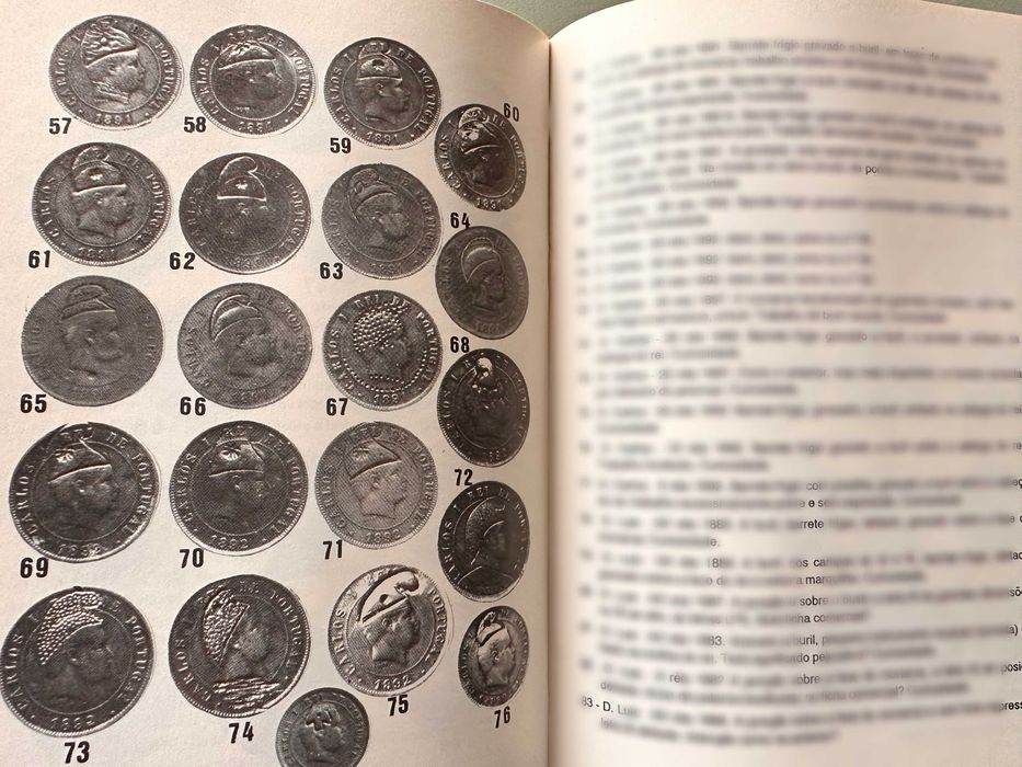 Numismática-Carimbos Políticos e outr Gravações  em Moedas Portuguesas