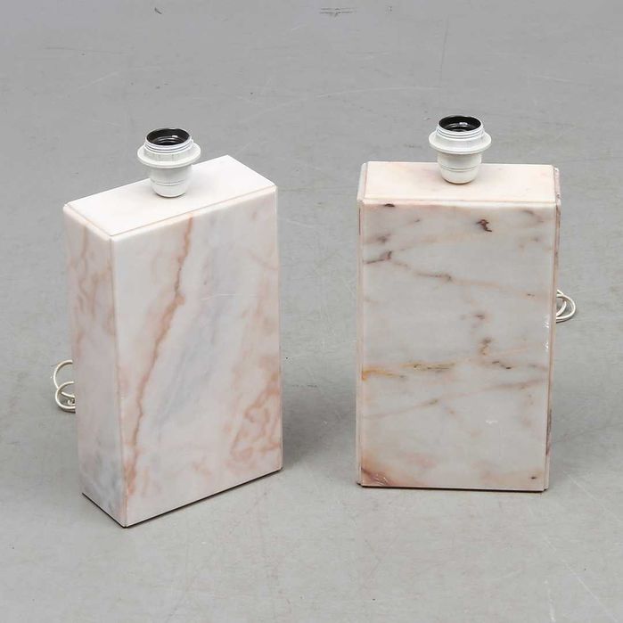 Aukcyjne kolekcjonerskie Lampy alabaster modern kubizm minimalizm cudo