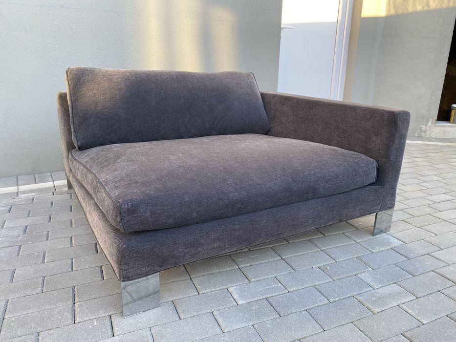 Sofa chaise longe minotti pollock - 130x130 - enchimento penas