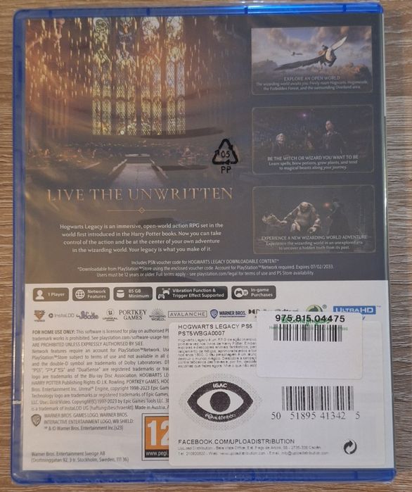 Hogwarts Legacy PS5 (selado)
