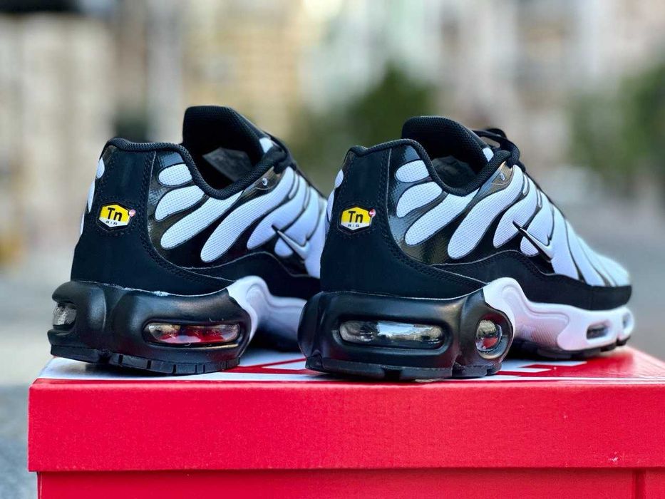 ХІТ! Nike Air Max Plus TN White/Black 40 41 42 43 44 45 46 тн белые: 2 ...