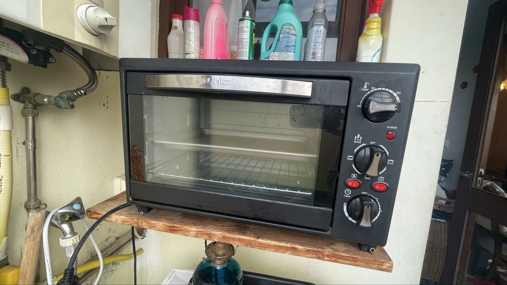 Forno Grunkel a funcionar