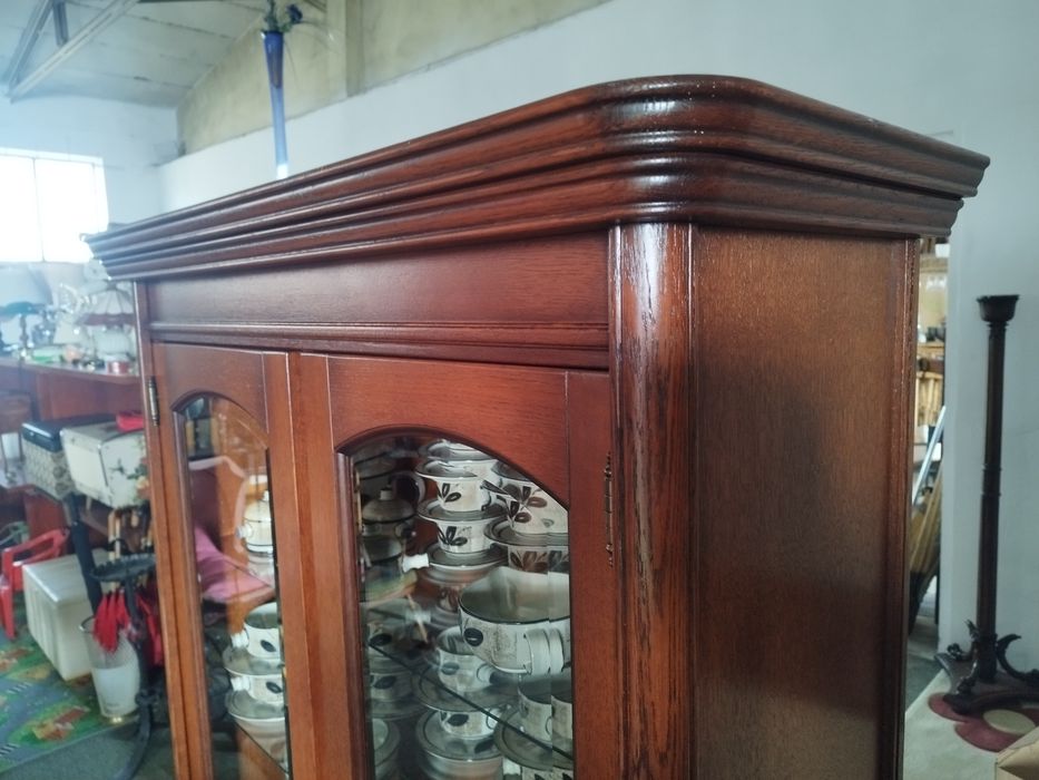 serwantka biblioteka Antyk Vintage oszklona