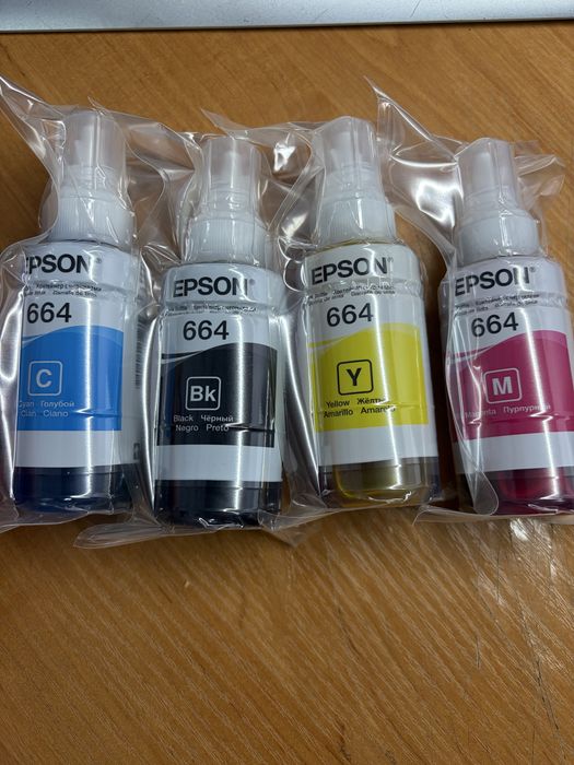 Оригінальні чорнила Epson 664 C13T66414A C13T66434A C13T66444A C13T66424A