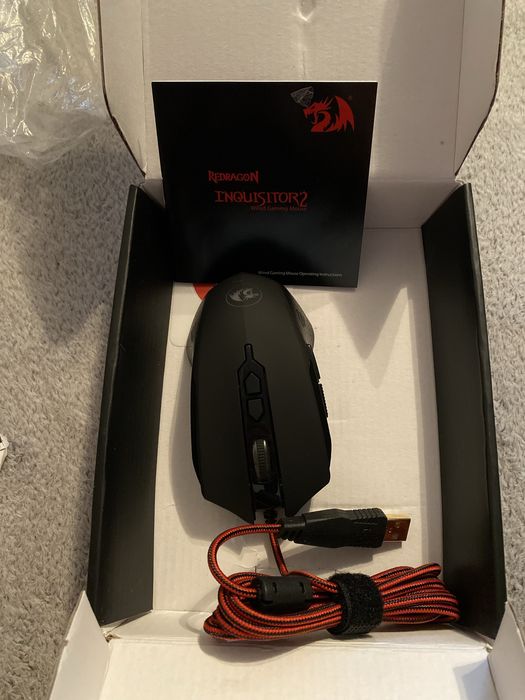 Мишка компʼютерна Redragon Inquisitor 2 USB Black