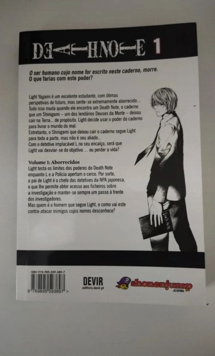 Livro Mangá Death Note 1