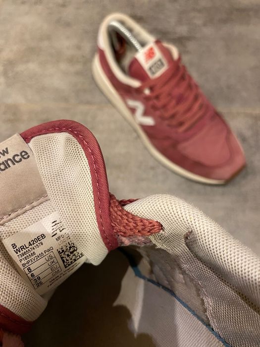 New Balance 38,5 r 24,5 cm 420 buty sportowe zamsz sneakersy adidasy