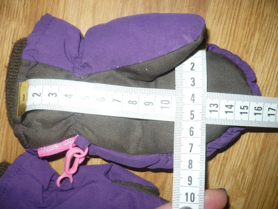 Перчатки зимние Hello Kitty 2-3 года фиолетовые