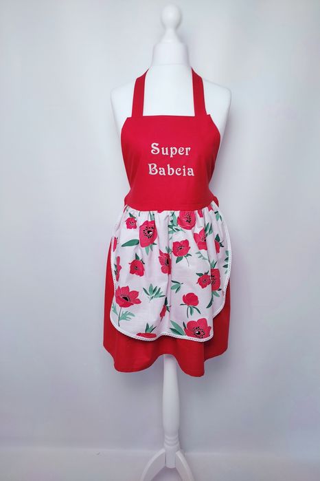 Fartuszek kuchenny na dzień babci