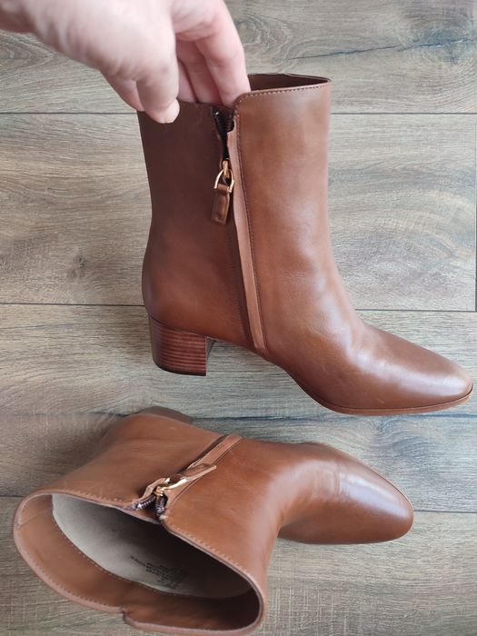 Ralph Lauren nowe karmelowe botki r.43