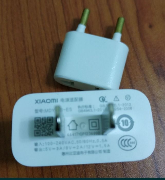 Carregador rápido de telemóvel transformador como novo original Xiaomi