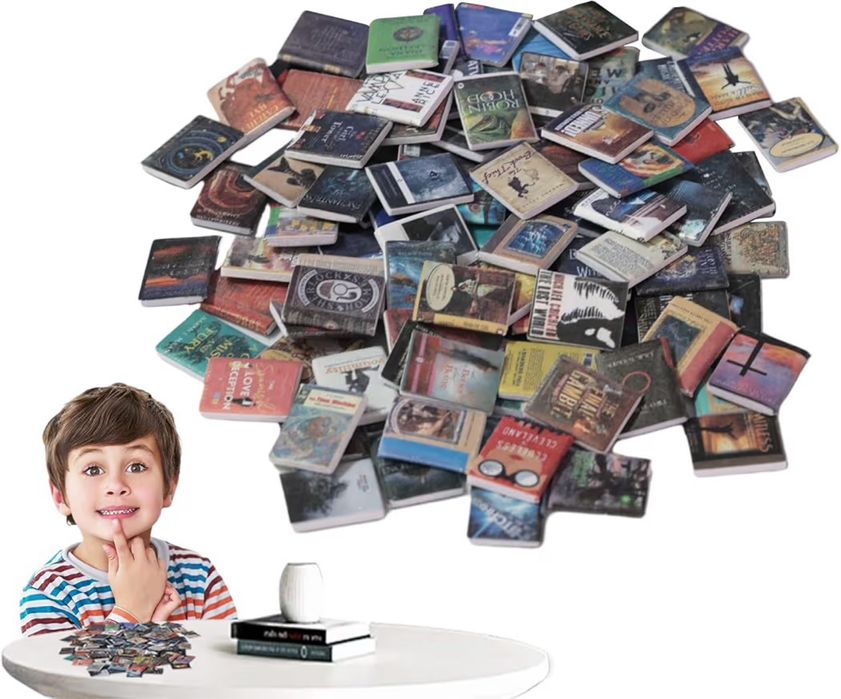 Miniaturowe Książki Zestaw Dekoracyjny