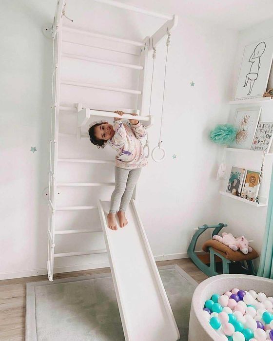 Drabinka gimnastyczna Snow White - domowy plac zabaw MAŁPISZON.pl