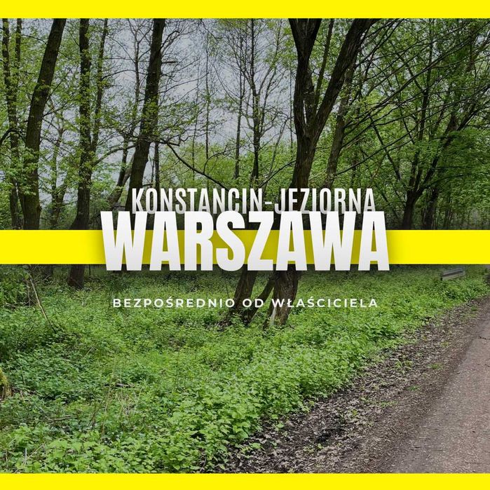 Promocja tygodnia 20%, Działka Konstancin-Jeziorna, od właściciela