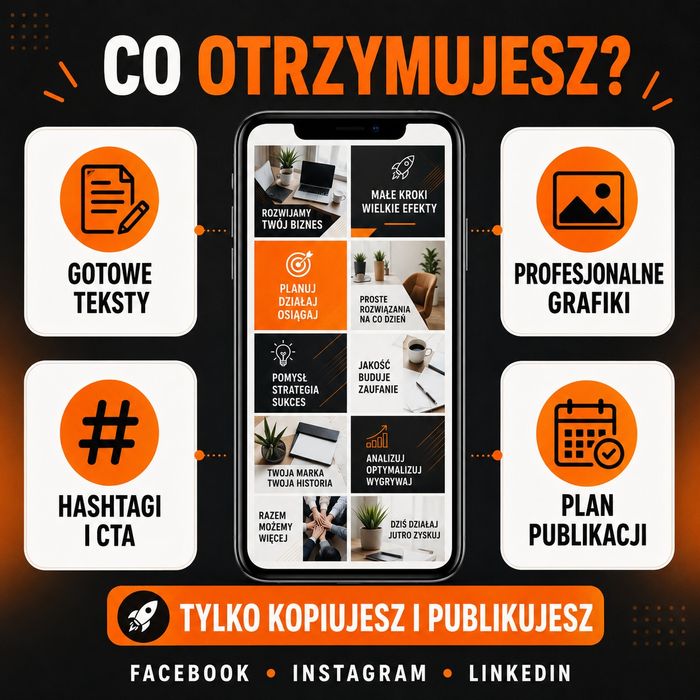 Posty i grafiki dla firm – Facebook Instagram bez abonamentu