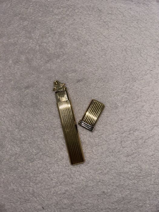 Isqueiro Vintage Dourado de Bolso/Caneta