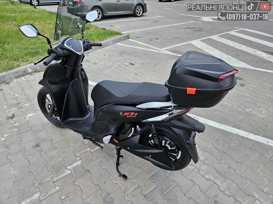 Електроскутер SokMoto SH 2999W 72v 45ah літій аналог honda