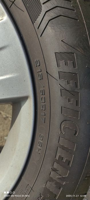 Диски с резиной R17 , 5/114.3 ,Резина 215/60 Good year