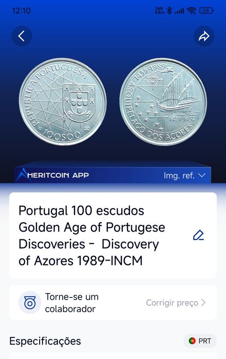 Moeda de 100 escudos