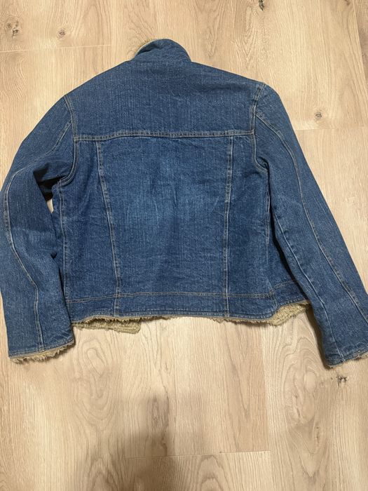 Ocieplana jeansowa kurtka damska XS