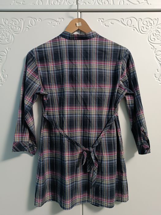 Bluzka koszula w kratę bawełna Esprit M 38