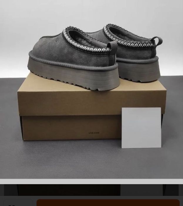 Ugg tazz 36,37,38 сірі угг таз