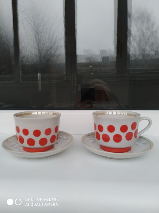 Чашки с блюдцами СССР